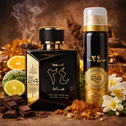 ard al zaafaran oud 24 hours, czyli ciemna czekolada z agarem owiana balsamicznym dymnym kadzidłem