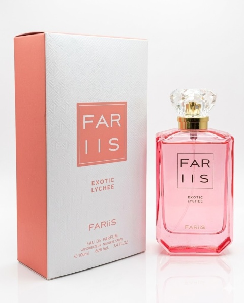Zapach na lato FARIIS Exotic Lychee 100ml – egzotyczna świeżość i trwałość