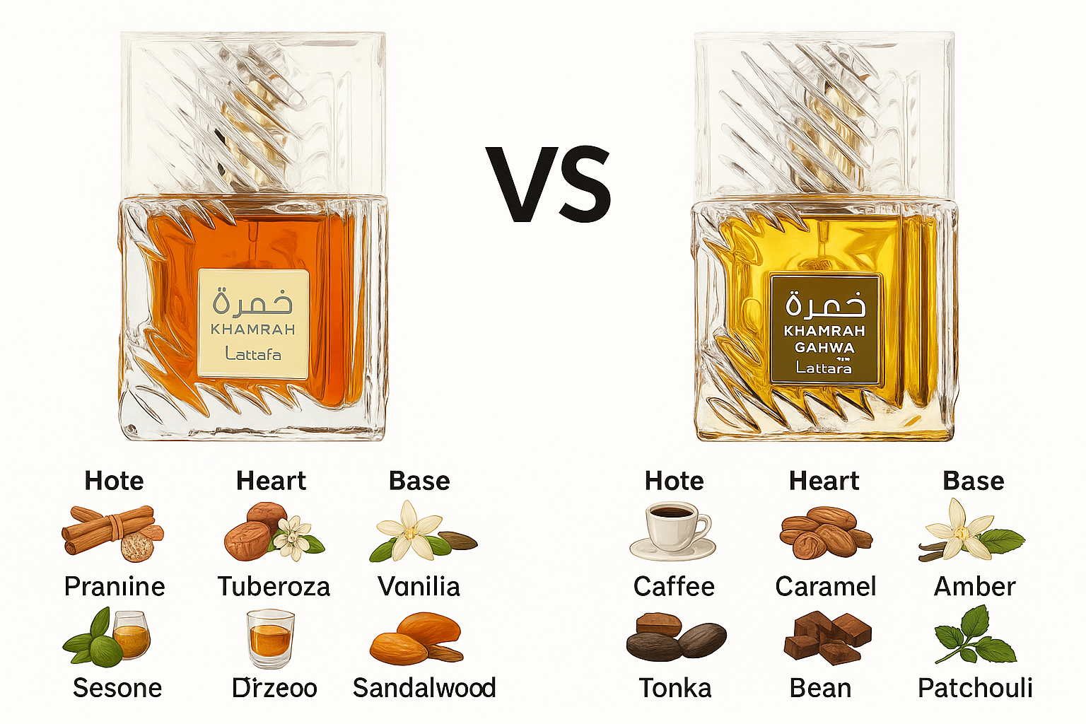 Lattafa Khamrah czy Lattafa Khamrah Qahwa?