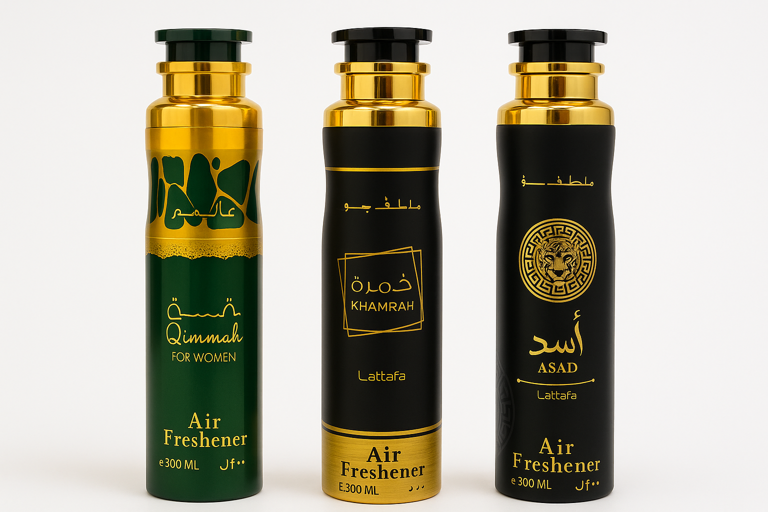 Nowość w Piękno Wita! ✨ Luksusowe odświeżacze powietrza Lattafa Air Freshener 300 ml – orientalne zapachy Asad, Khamrah i Qimmah, które odmienią Twój dom!