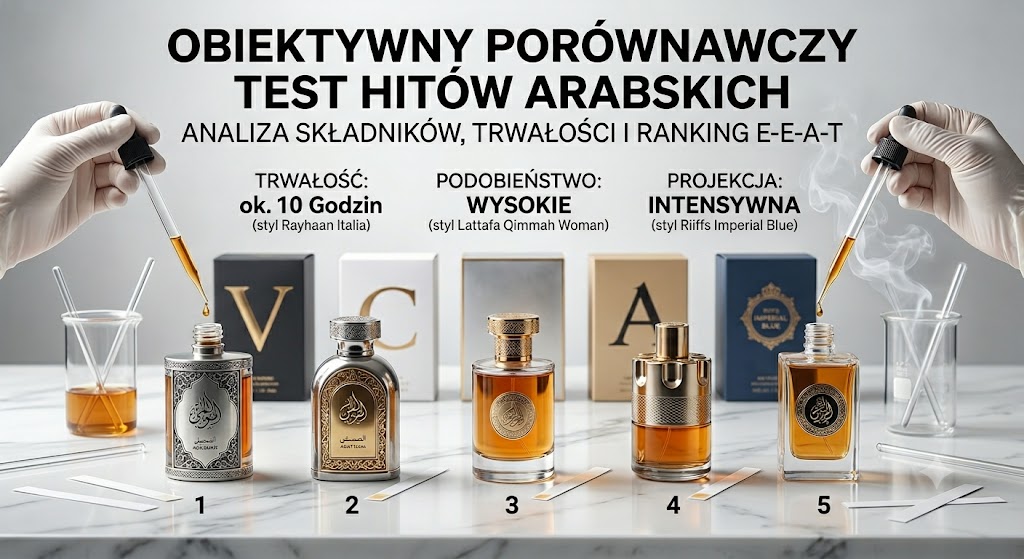 Arabskie zamienniki perfum – brutalna prawda o klonach. Testujemy 5 hitów